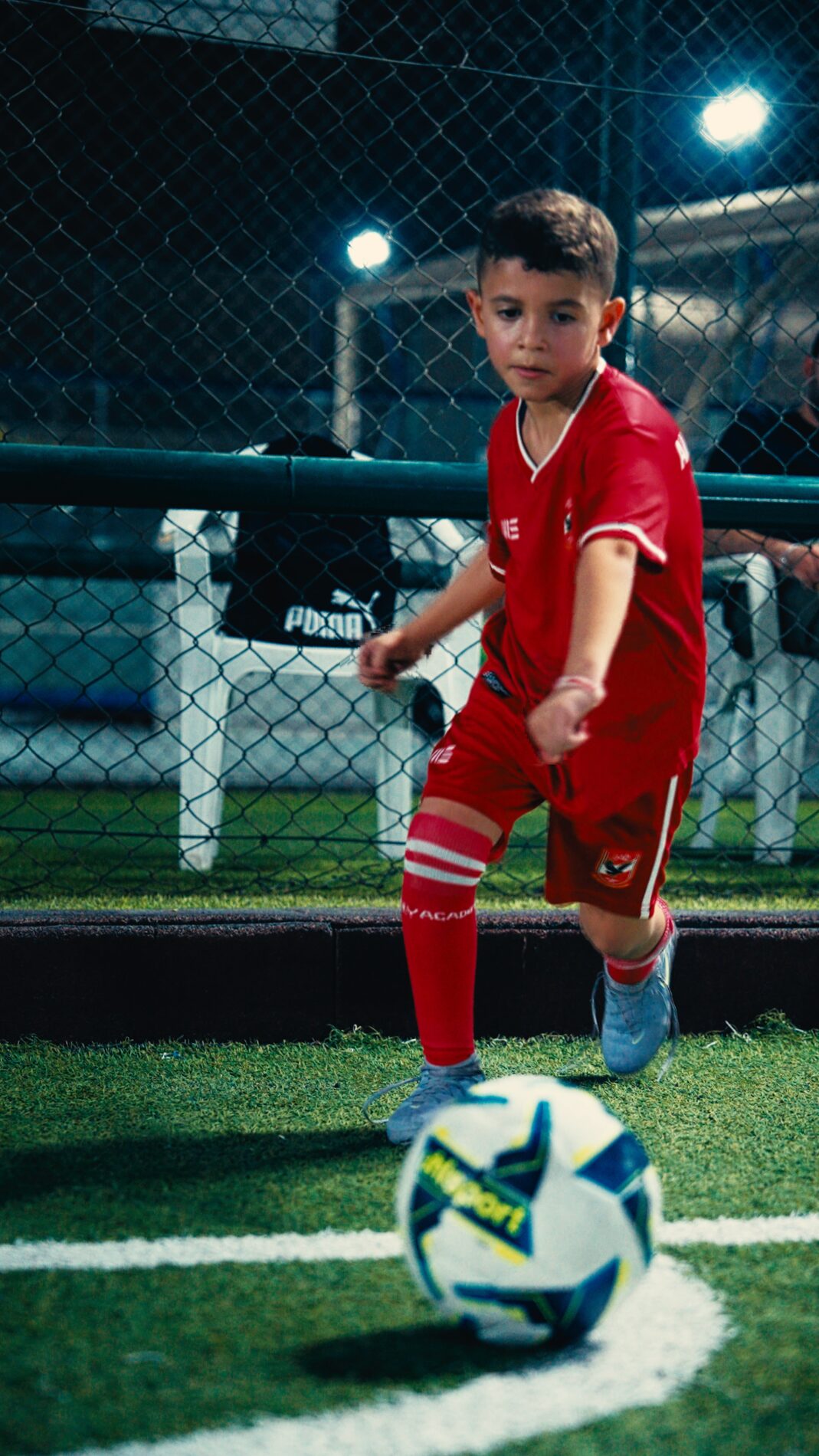 Al Ahly - young player with the ball