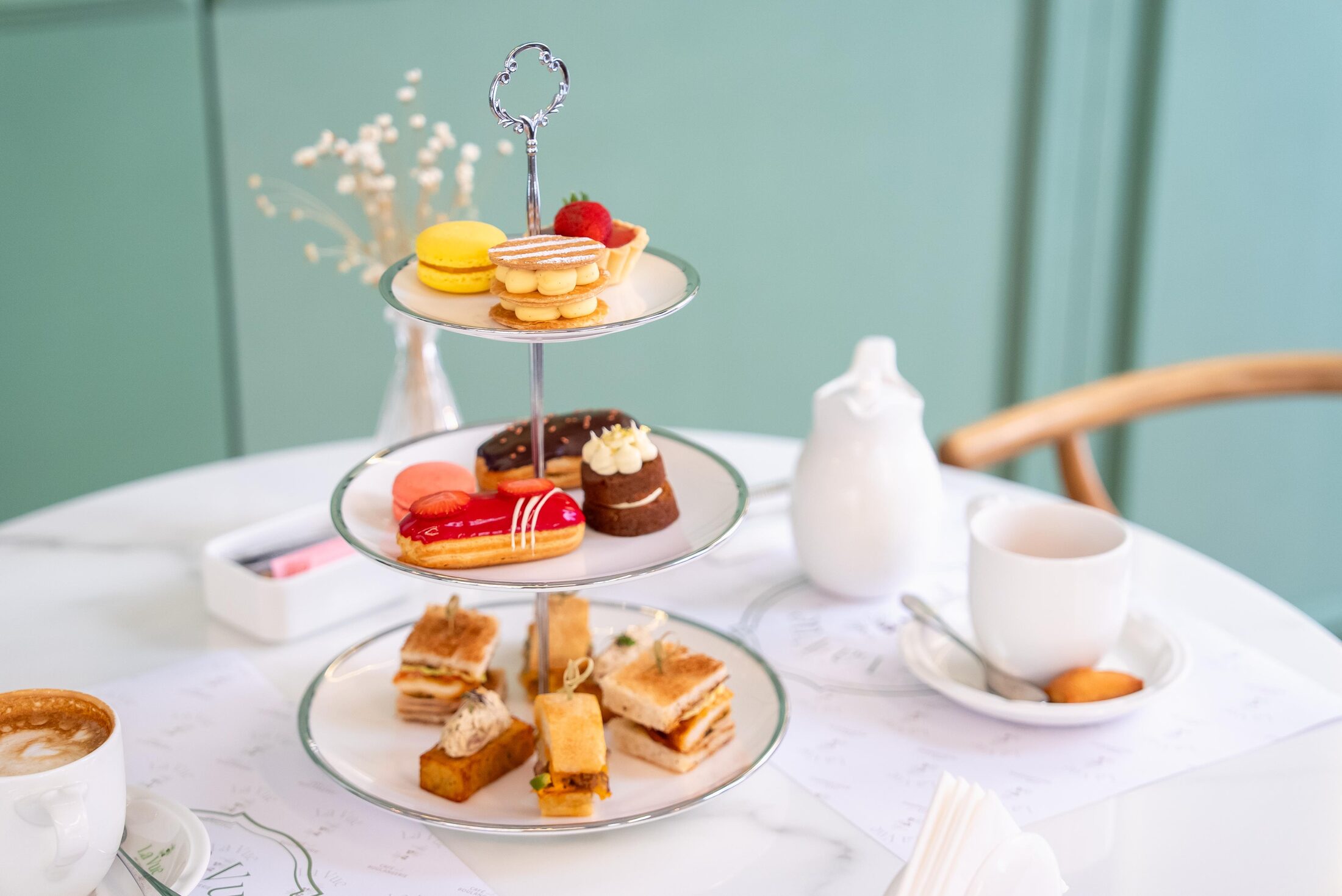 La Vue Café - afternoon tea tower