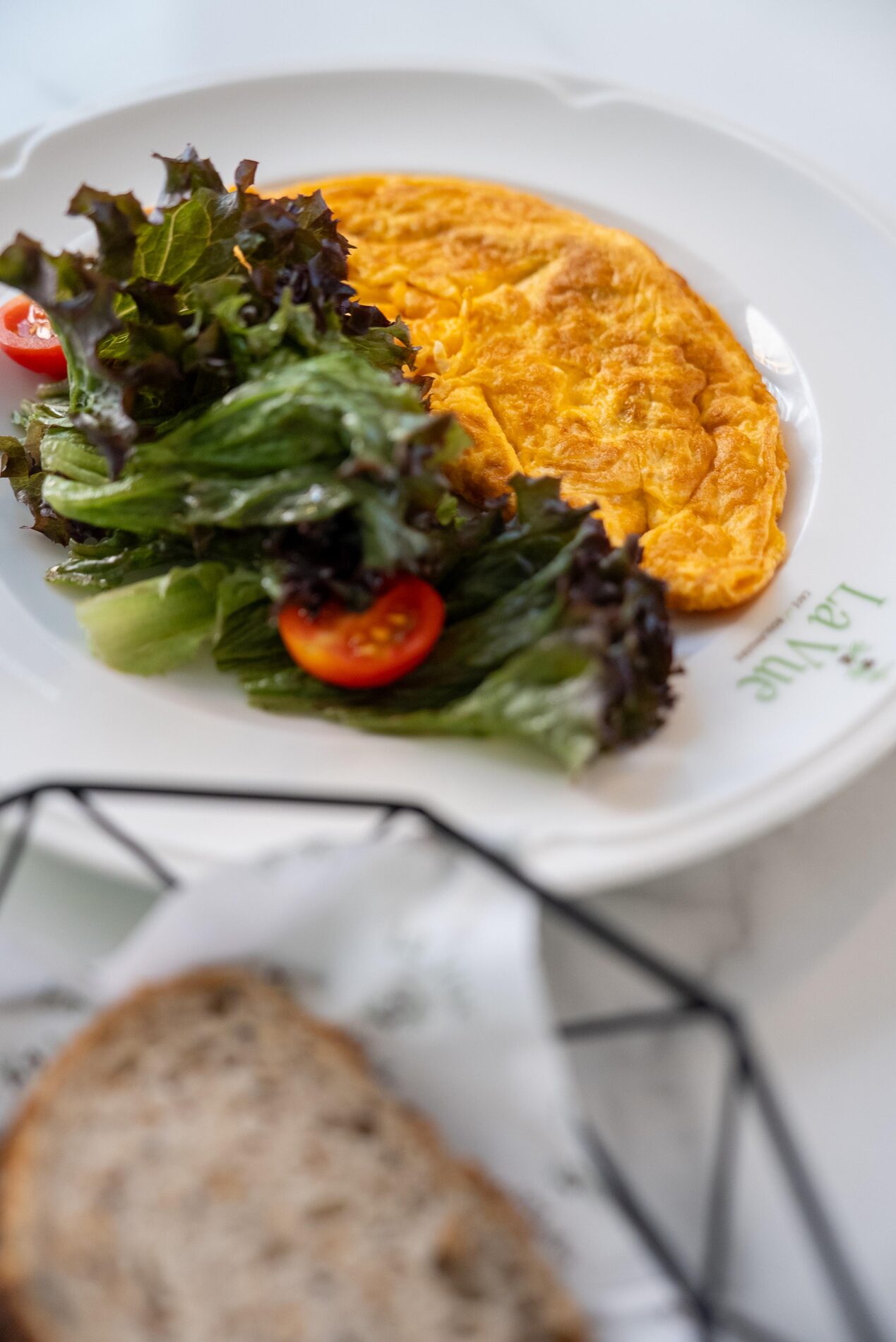 La Vue Café - omelette, close up